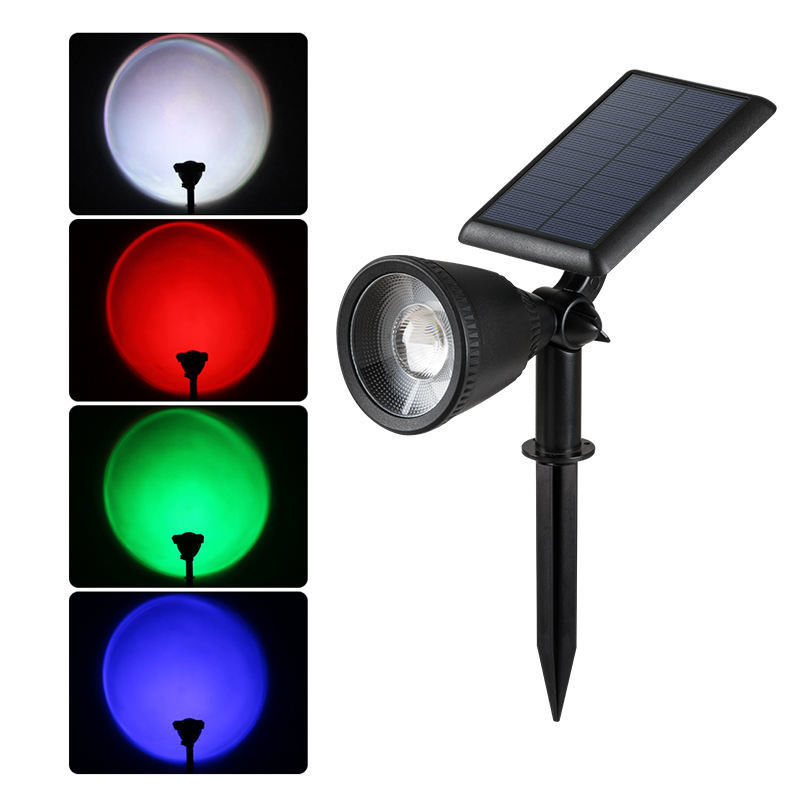 Υδατοασφαλής Led Lawn Spike Ηλιακό φως για κήπο Ασύρματο εξωτερικό τοπίο αυλής