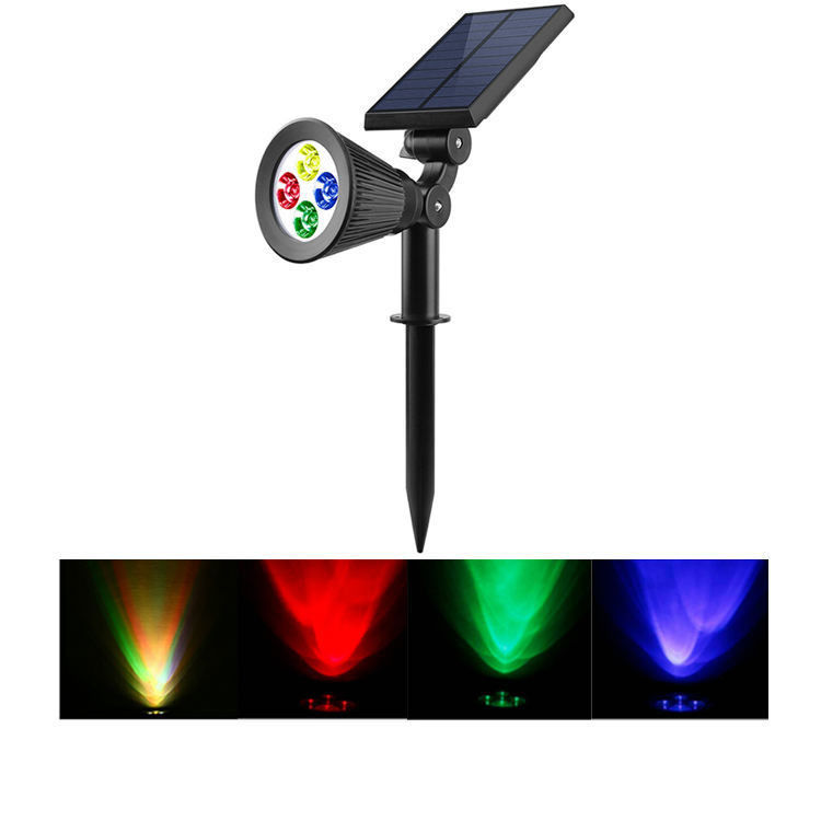 IP44 Ηλιακό τοίχο RGB αλλαγή χρώματος φώτα τοπίου 200 Lumen αναβάθμιση