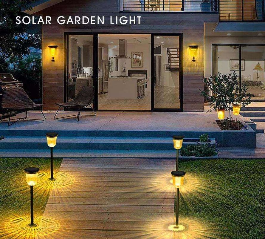Ηλιακή ενέργεια εξωτερική αδιάβροχη LED ηλιακό τοπίο γκαζόν φως για αυλή IP65