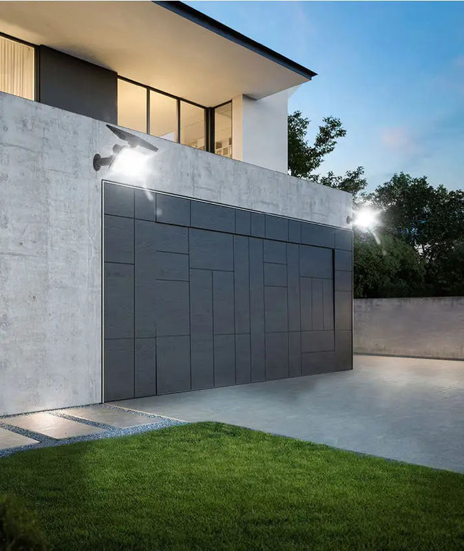 IP65 Ηλιακή ενέργεια 64 LED φωτισμός κήπου εξωτερικού τοπίου Φωτισμός σκηνής 2 σε 1 ασύρματα φώτα τοίχων