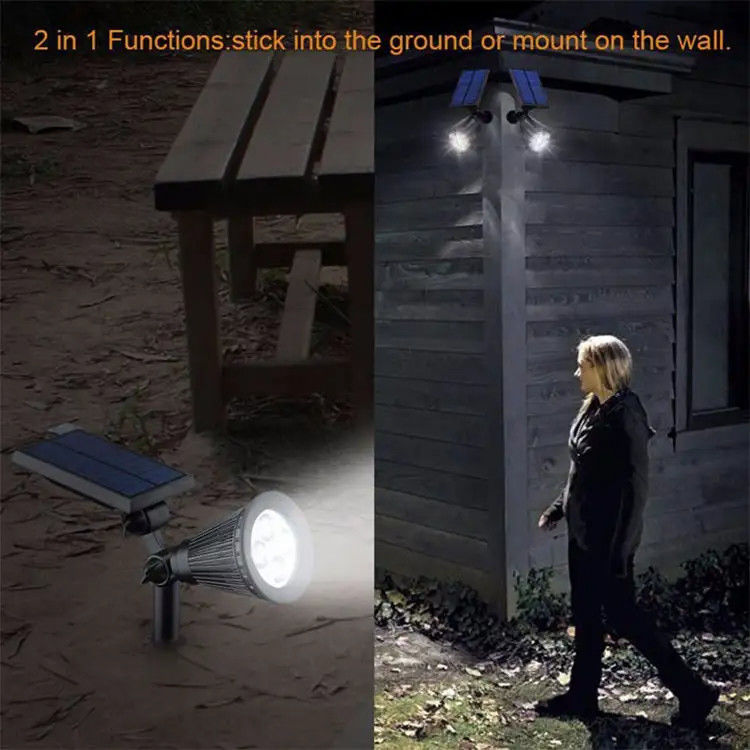 200 Lm Bollard Συνδυασμός Led Hug Tree Ηλιακό εξωτερικό τοπίο Φωτό φωτεινό κήπο σχοινί