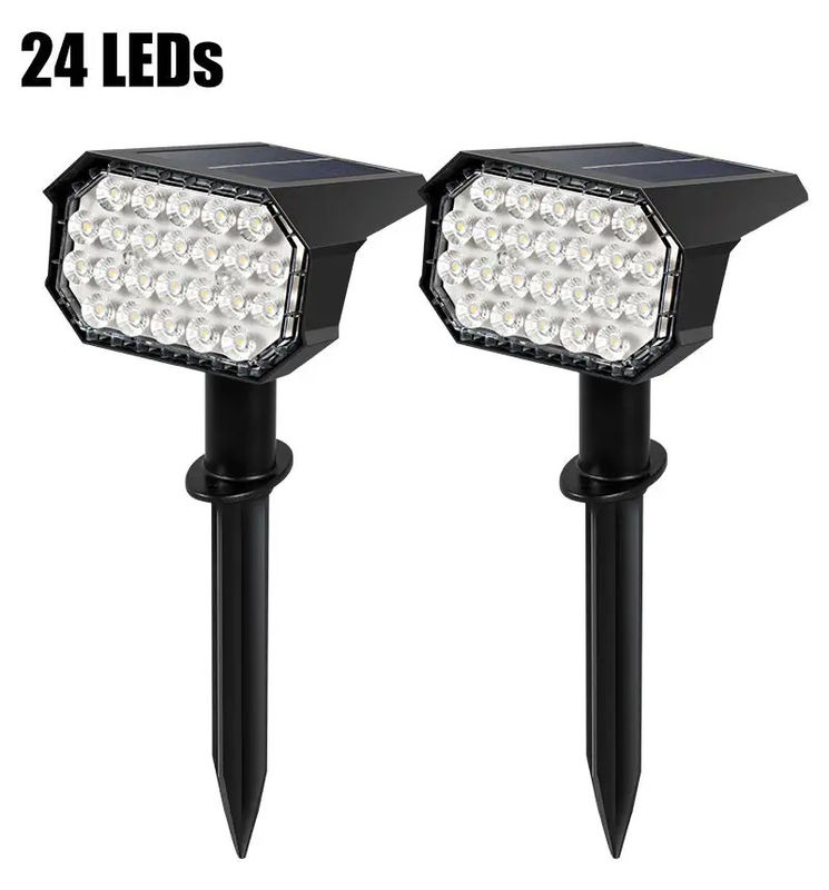 24 Leds Ηλιακό Led Street Light Φωτό για Δρόμο Εστιατόριο Τοπίο Λουτρό Σπυκί τοίχος