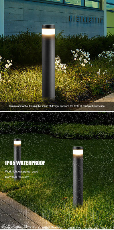 Αλουμίνιο 5Watt LED φωτισμός Bollard Ιδανικό για εξωτερικό φωτισμό στον κήπο και το μονοπάτι
