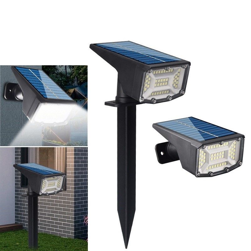 Ηλιακή ενέργεια 53 Led φώτα κήπου Ip65 Αδιάβροχο εξωτερικό φως γκαζόν με CRI Ra 80