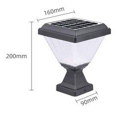 Ηλιακό αδιάβροχο Led Post Lights Εξωτερικά Φώτα Στήλη Φώτα Στήλος Φράχτης Φώτα με 2-