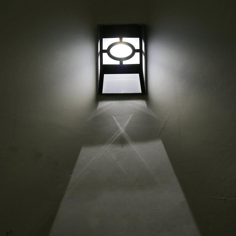 Κλασική διακόσμηση Green Inova Ηλιακό φως LED τοίχου με μπαταρία