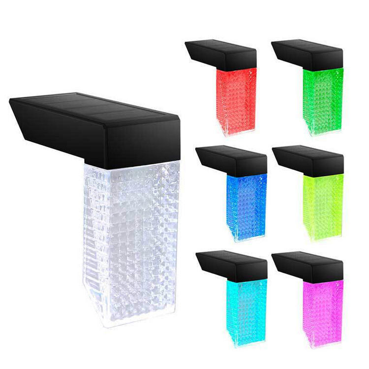 Εξωτερικό κήπο γκαζόν βήμα τοίχος Sconce LED ηλιακά φωτιστικά διακόσμησης με IP65 αδιάβροχο