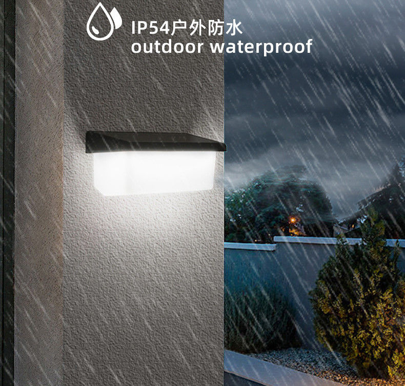 Villa Hotel Outdoor Garden Ηλιακό φως LED τοίχου με αισθητήρα κίνησης και τηλεχειρισμό