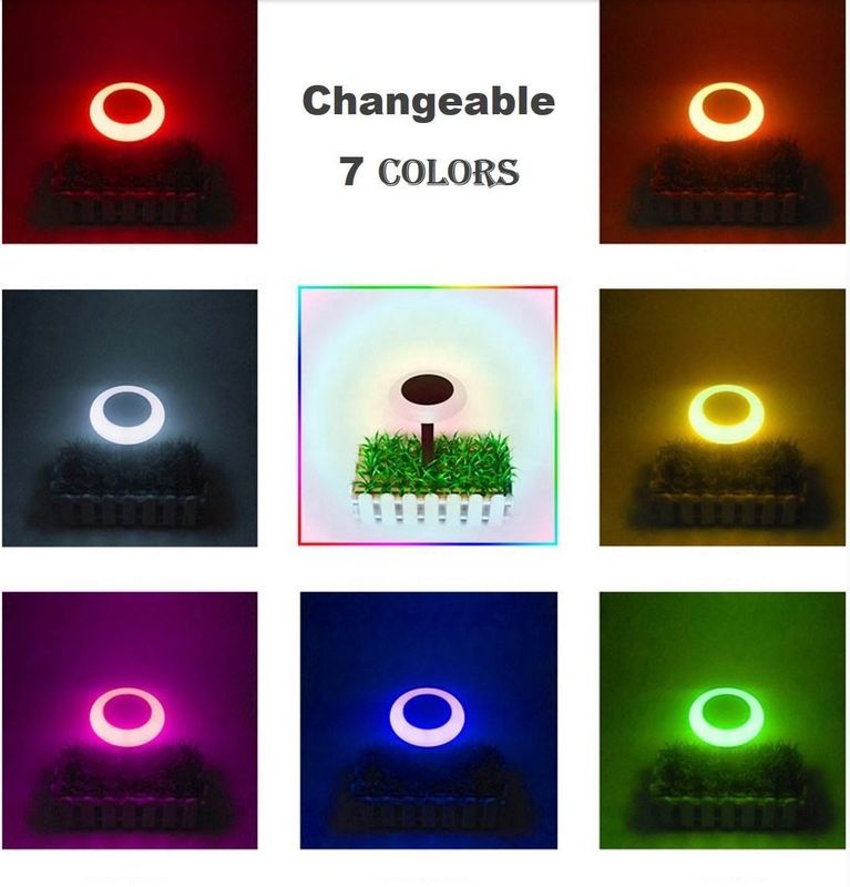 10000 ώρες εργασιακού χρόνου Ηλιακό RGB φωτισμό τοπίου γκαζόν για εξωτερική διακόσμηση αυλής