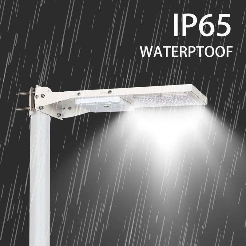 95 Ra High Lumen Solar Led Street Light Lamp 15W 30W Όλα σε ένα εξωτερικό αδιάβροχο
