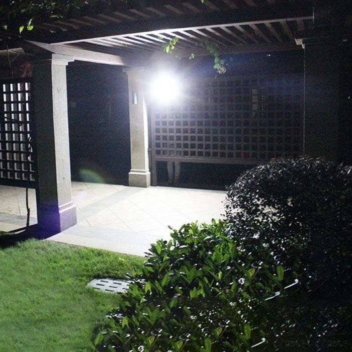 2- 100w Ηλιακό Led Πλημμυριστικό Φως Εξωτερικού 12V 3000mA Ip65 Ανερόστεγος φωτισμός σταδίου