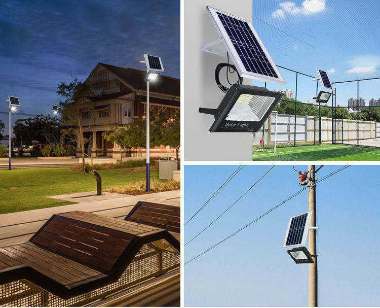 Αλουμινίου Ηλιακό Led Street Light Lamp για Βιομηχανικό Αδιάβροχο Εξωτερικό Ηλιακό Φως Πλημμύρας