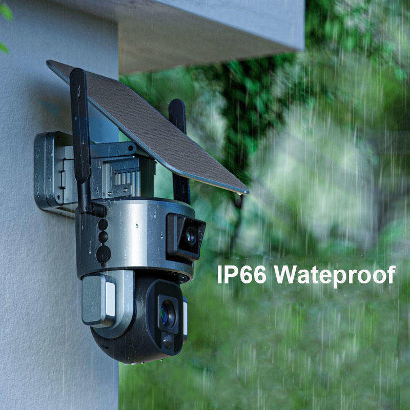10x Ζουμ 4.0MP Wifi Dome CCTV Network Ipsy Ηλιακή μπαταρία Εφεδρική κάμερα παρακολούθησης 4g