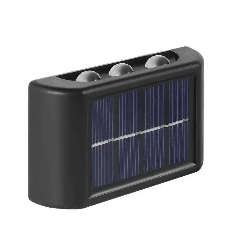Ανερόστεγος 4Led 6Led Up And Down Ηλιακό Φως Τείχους για Κήπο