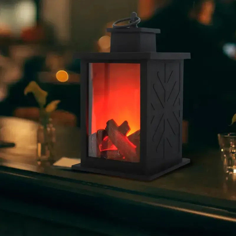 Υποστήριξη Dimmer NO Charcoal Fire Flamelight ABS Φώτα τζάκι νυχτερινό φως φωτισμός φωτισμός