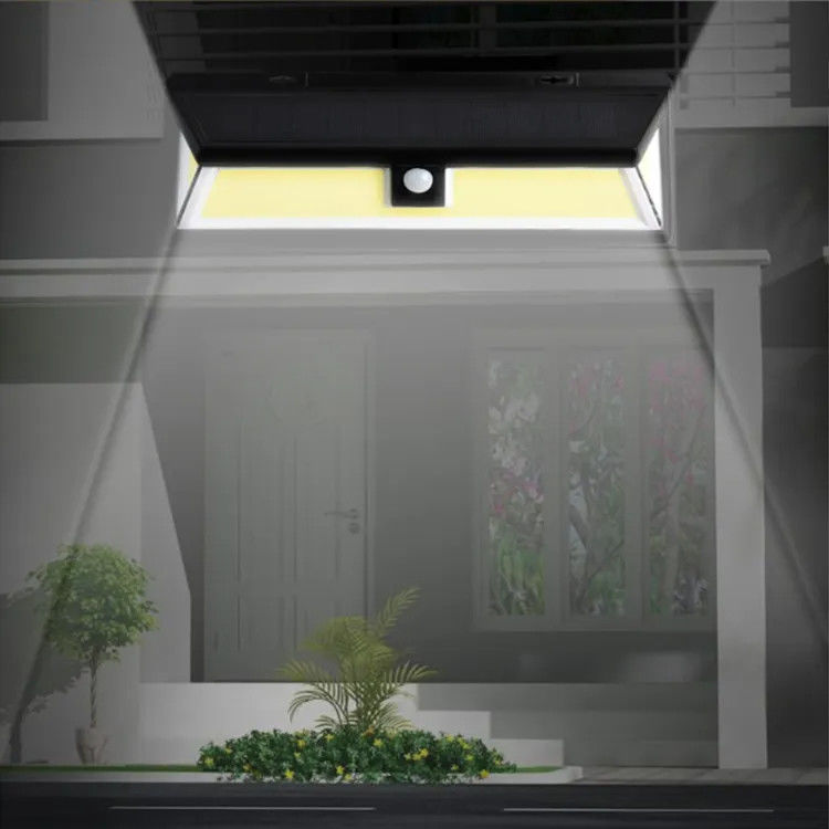 180 Led Cob Ηλιακά Φώτα Εξωτερικά Ασύρματος αισθητήρας κίνησης Φώτα ασφαλείας τοίχου