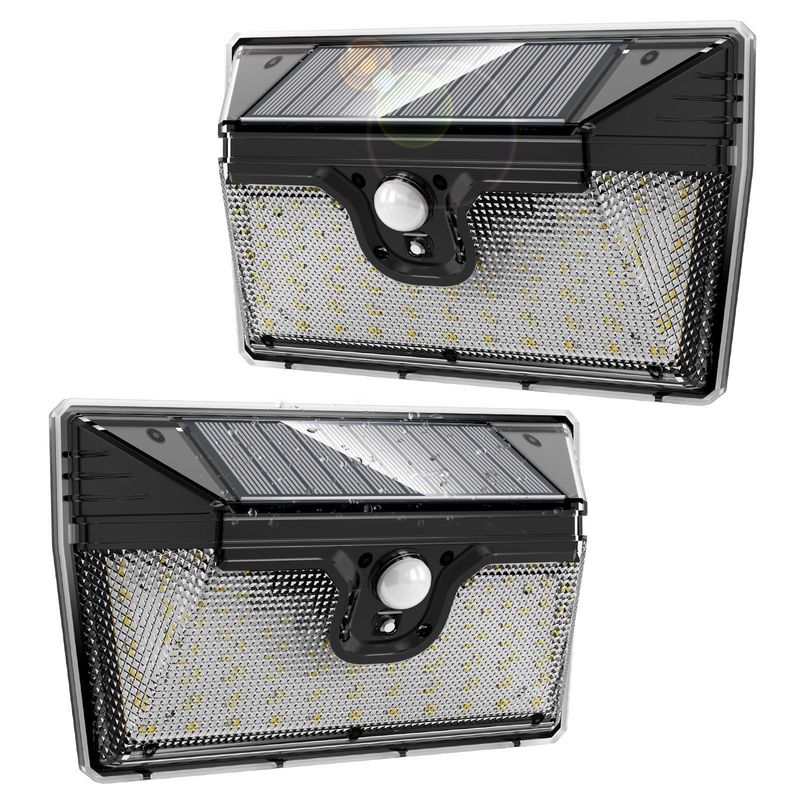 218LED Soft Cold White Solar Motion Sensing Wall Light για εξοικονόμηση ενέργειας εξωτερικού κήπου