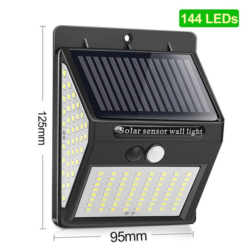 Ηλιακή ενέργεια 48 Cob LED αισθητήρα κίνησης Φώτα τοίχου ασφαλείας απευθείας από το
