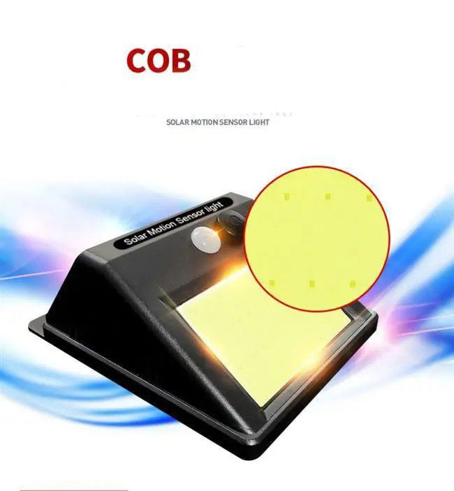 Ηλιακή ενέργεια 48 Cob LED αισθητήρα κίνησης Φώτα τοίχου ασφαλείας απευθείας από το
